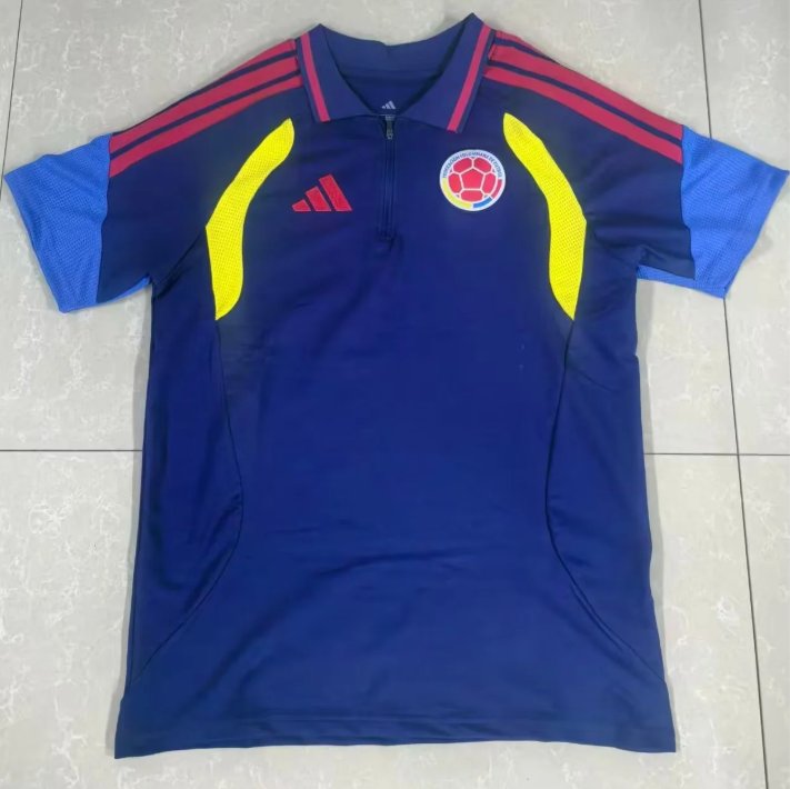 AAA Quality Colombia 25/26 Dark Blue Polo Shirt